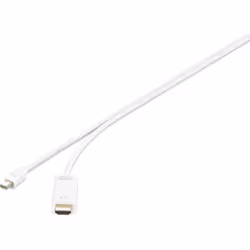 Renkforce RF-3697526, 3 m, Mini DisplayPort, HDMI, Maschio, Maschio, Dritto