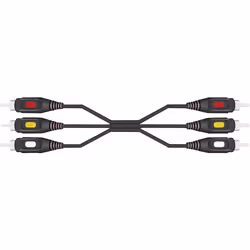 SpeaKa Professional SP-7869868 cavo video composito 10 m 3 x RCA Nero - Vista aggiuntiva 2