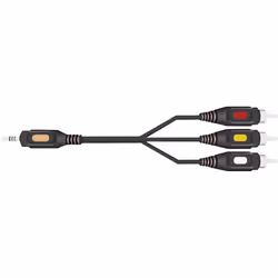 SpeaKa Professional SP-7869872 cavo audio 2,5 m 2.5mm 3 x RCA Nero