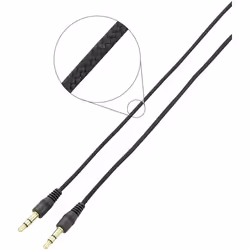 SpeaKa Professional SP-7870056, 3.5mm, Maschio, 3.5mm, Maschio, 2 m, Nero