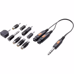 SpeaKa Professional SP-7870280, 6.3mm/6.3mm/3.5mm/3.5mm/3.5mm/3.5mm/3.5mm/RCA/RCA/RCA, 2x 6.3mm/3.5mm/2x 3.5mm/3.5mm/6.3mm/3. ...