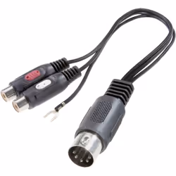 Dettagli tecnici Cavo adatto per Audio Colore Nero Forma del cavo rotondo Lunghezza cavo 20.00 cm Modello cavo Adattatore a Y ...