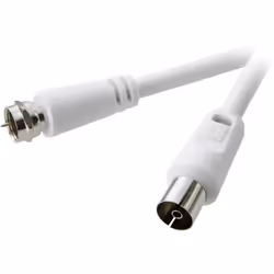 SpeaKa Professional SP-7870452, 10 m, F, F, Bianco