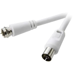 SpeaKa Professional SP-7870452 cavo coassiale 10 m F Bianco