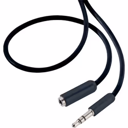 SpeaKa Professional SP-7870472, 3.5mm, Maschio, 3.5mm, Femmina, 5 m, Nero