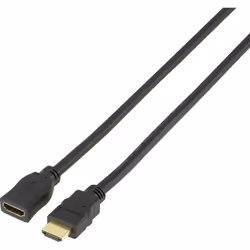SpeaKa Professional SP-7870532, 2 m, HDMI tipo A (Standard), HDMI tipo A (Standard), Compatibilità 3D, 10,2 Gbit/s, Nero
