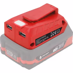 Toolcraft TO-6448065 adattatore e invertitore Universale Rosso