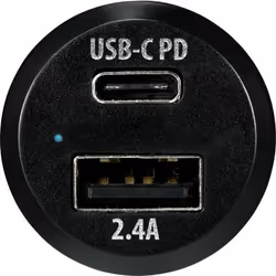 VOLTCRAFT VC-30CC-PD adattatore e invertitore Auto 30 W Nero