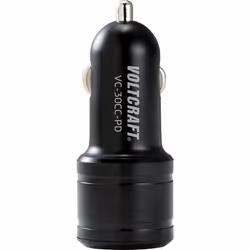 VOLTCRAFT VC-30CC-PD adattatore e invertitore Auto 30 W Nero