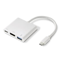 Renkforce RF-4366444 replicatore di porte e docking station per laptop USB 3.2 Gen 1 (3.1 Gen 1) Type-C Bianco