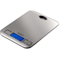 VOLTCRAFT TS-5000/1-ALU bilancia da cucina Acciaio inox Superficie piana Rettangolo Bilancia da cucina elettronica