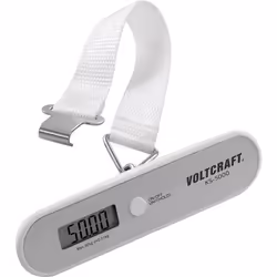 VOLTCRAFT KS-5000, Elettronico, 50 kg, 10 g, Argento, kg, lb, Cinghia