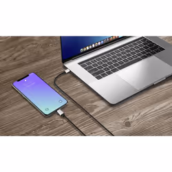 Renkforce RF-4353448 cavo per cellulare Nero 2 m USB C Lightning