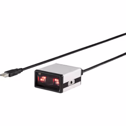 Renkforce RF-4353860 lettore di codici a barre Lettore di codici a barre fisso 1D/2D CMOS Nero, Argento