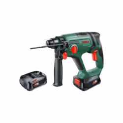 Il tassellatore multifunzione SDS Plus con due batterie 18 V 06039D6003 Bosch Hobby UniversalHammer 18V è un elettroutensile ...