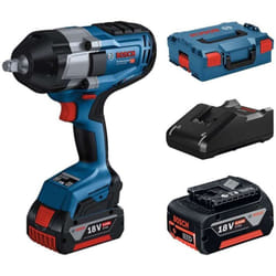 Bosch Utensili - Avvitatore a impulsi a batteria da 18 V, 2 batterie Li-Ion da 1,5 Ah, caricabatterie 06019J8304