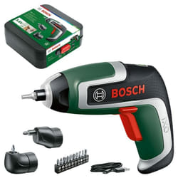 Bosch - Avvitatore a batteria ixo (7a generazione 3,6 v 2,0 Ah 5,5 Nm set con attacco angolare ed eccentrico con cavo micro usb vite fino a 190 viti