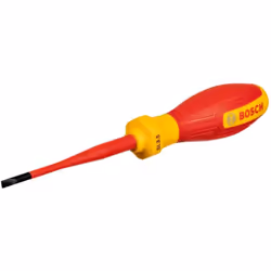 Cacciavite a testa piatta isolato VDE SL 3,5x75 larghezza della punta 3,5 mm lunghezza del gambo 75 mm punta piatta design de ...