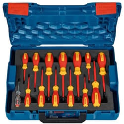Utensili - Set da 14 pezzi di cacciaviti isolati con tester 1600A02NF9 - Bosch