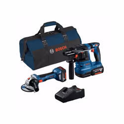 Caratteristiche del prodotto: Set di apparecchi Bosch a batteria 18 volt Composto dalla smerigliatrice angolare a batteria GW ...