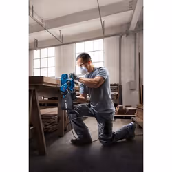 Bosch GBS 750 Professional Levigatrice a nastro Nero, Blu 850 W - Vista aggiuntiva 3