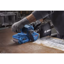 Bosch GBS 750 Professional Levigatrice a nastro Nero, Blu 850 W - Vista aggiuntiva 4