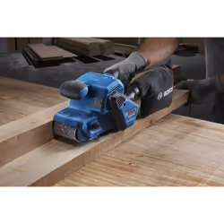 Bosch GBS 750 Professional Levigatrice a nastro Nero, Blu 850 W - Vista aggiuntiva 5