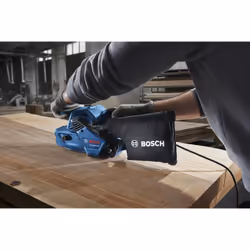 Bosch GBS 750 Professional Levigatrice a nastro Nero, Blu 850 W - Vista aggiuntiva 7