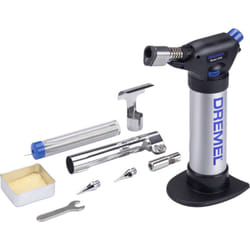 Dremel - Bruciatore a gas butano fisso Versaflame 2200, mini fiamma ossidrica e pistola senza calore de per saldatura, piegatura di tubi, saldatura,