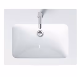 Lavabo Duravit ME by Starck Furniture lavabo con troppopieno con panca con foro per rubinetto 1 foro per il rubinetto L x P ( ...
