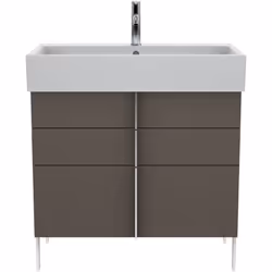 Lavabo per mobili Duravit Vero Air 80x47cm con troppopieno con panca con foro per rubinetto 1 foro per rubinetto forato