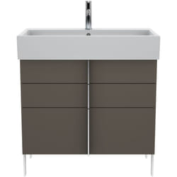 Duravit Vero Air meuble lavabo 80x47cm, avec trop-plein, avec