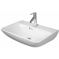 Duravit - me by Starck - Lavabo Compact, 60x40 cm, con 1 foro per miscelatore, bianco alpino 2343600000
