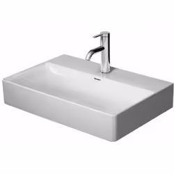 Lavabo sospeso Compact senza troppopieno dimensioni: 600 x 400 x 145 mm materiale: DuraCeram® parte inferiore smaltata con 1  ...
