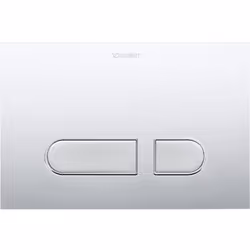 Duravit DuraSystem 1x piastra di azionamento meccanico per WC Larghezza 217 x altezza 146,5 mm azionamento meccanico per il m ...