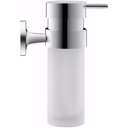 Dispenser di sapone liquido dimensioni: 176 x 126 mm materiale: vetro opalino finitura supporto: cromata installazione: trapa ...