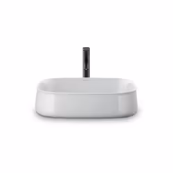 Miscelatore monocomando per lavabo Duravit C.1 Sistema di miscelazione in ceramica 136 mm di proiezione tubi flessibili di co ...