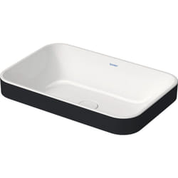 Duravit - Happy D.2 Plus Évier à poser, 600x400 mm, rectifié, sans