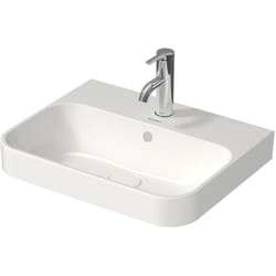 Duravit - Happy D.2 Plus Évier à poser, 1 trou de coulée, 500x400