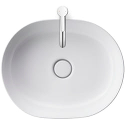 Duravit - Luv - Lavabo da appoggio, 50x35 cm, senza troppopieno, bianco 0379500000