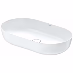 Lavabo da appoggio su piano / mobile colore bianco materiale ceramica per sanitari DuraCeram dimensioni 700 x 400 x 135 mm se ...