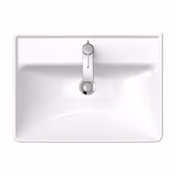 Duravit D-Neo 1 x lavabo Dettagli del prodotto montaggio a parete con foro per la rubinetteria 1 foro per rubinetto, con trop ...