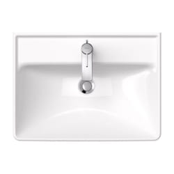 Duravit - D-Neo lavabo, 600x440mm, 1 trou pour robinet, avec