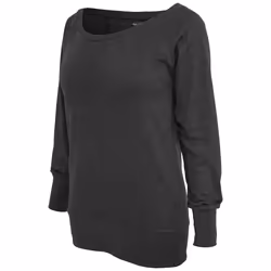 Urban Classics TB607, Adulto, Femmina, Maglione, Antracite, Girocollo, Manica lunga