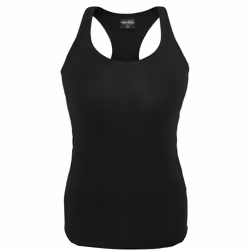 Urban Classics Ladies Jersey Canottiera Girocollo Senza maniche Cotone, Elastan