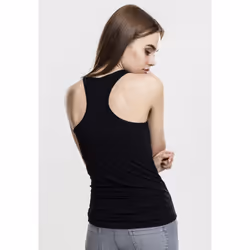 Urban Classics Ladies Jersey Canottiera Girocollo Manica corta Cotone, Elastan - Vista aggiuntiva 5