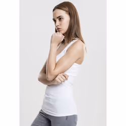Urban Classics Ladies Jersey Canottiera Girocollo Senza maniche Cotone, Elastan - Vista aggiuntiva 6