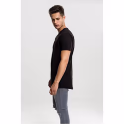 Urban Classics Shaped Long Tee Maglietta Girocollo Manica corta Cotone