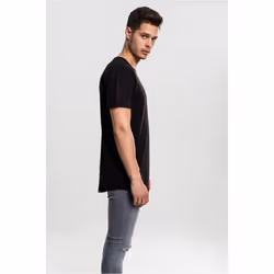 Urban Classics Shaped Long Tee Maglietta Girocollo Manica corta Cotone - Vista aggiuntiva 4