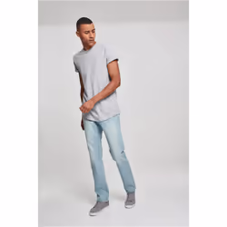 Urban Classics Shaped Long Tee Maglietta Girocollo Manica corta Cotone - Vista aggiuntiva 7